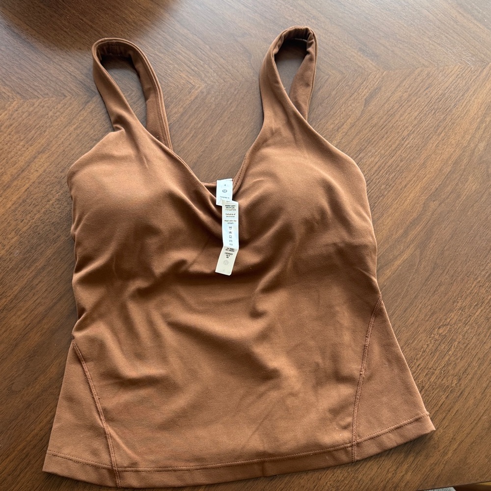 lululemon Align Brown Tank Top 4 S